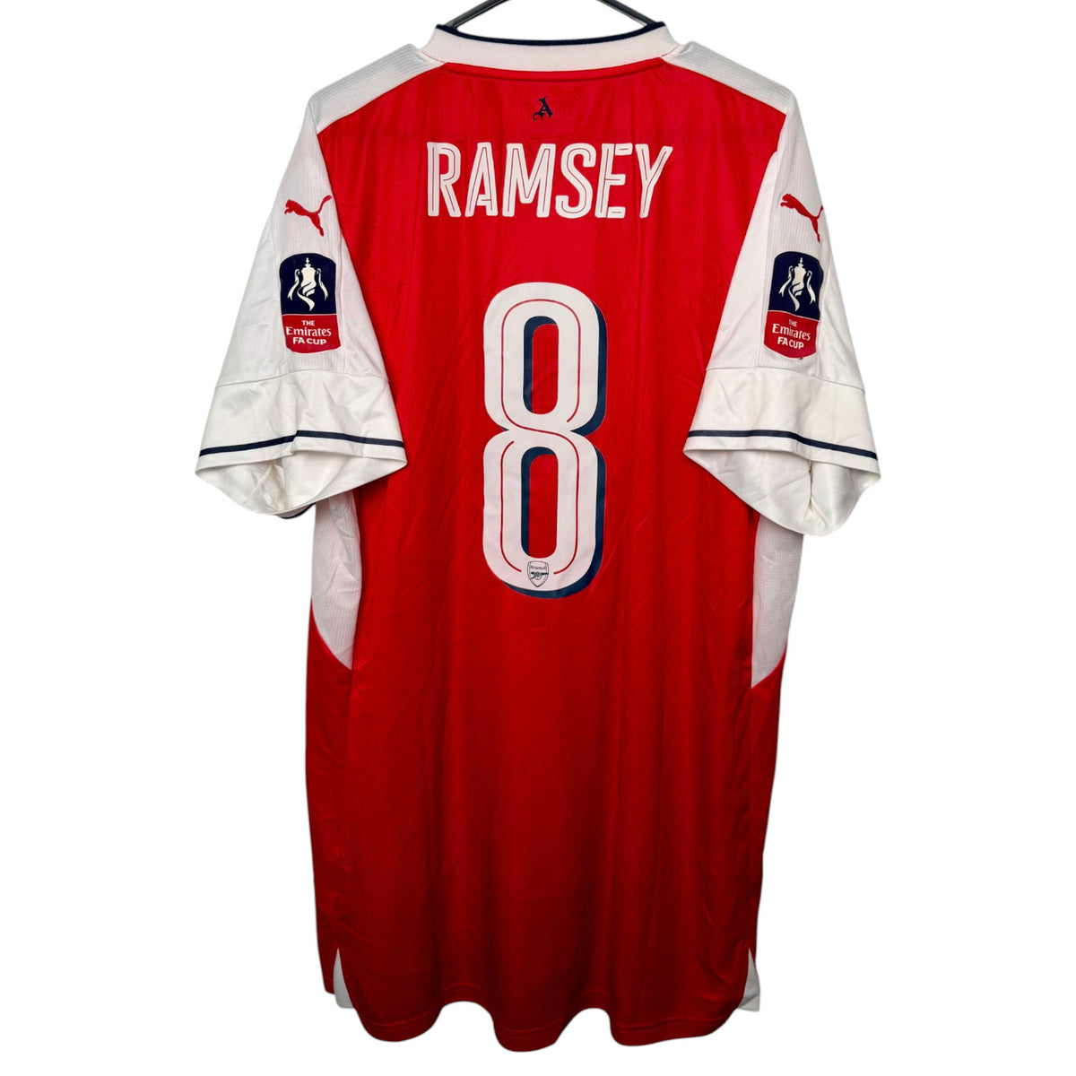 Original Arsenal 2016/17 Home - Ramsey #8 Size XL