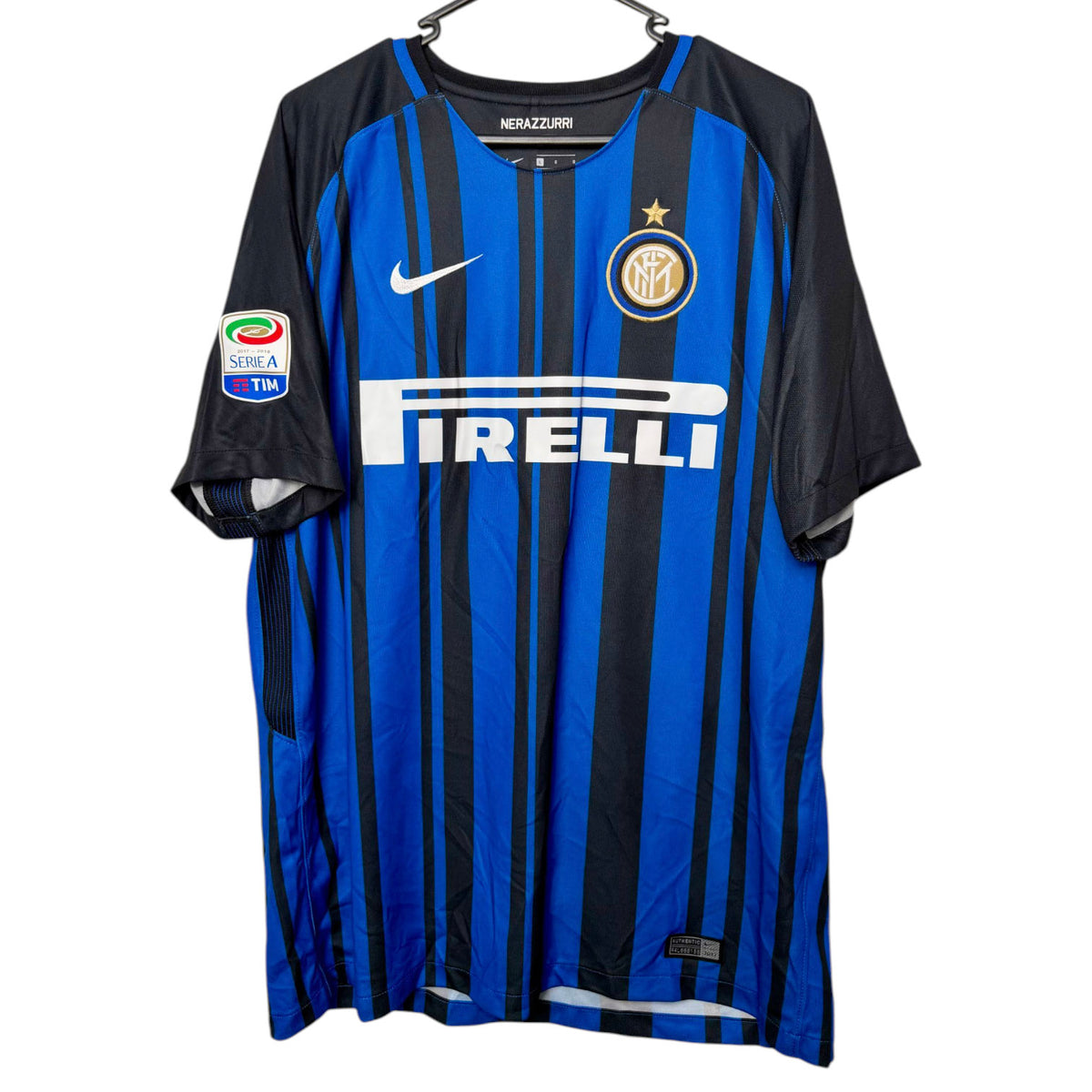 Original Inter Milan 2017/18 Home - Candreva #87 Size L