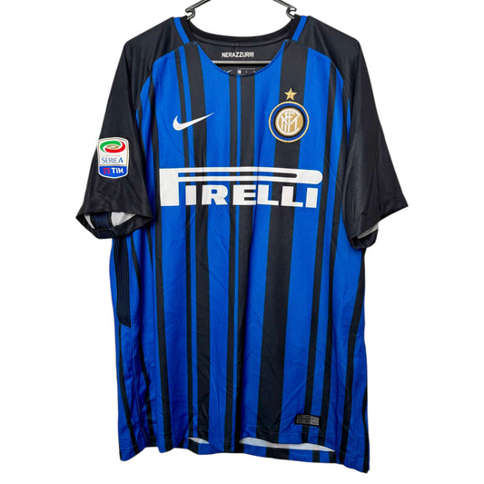 Original Inter Milan 2017/18 Home - Candreva #87 Size L