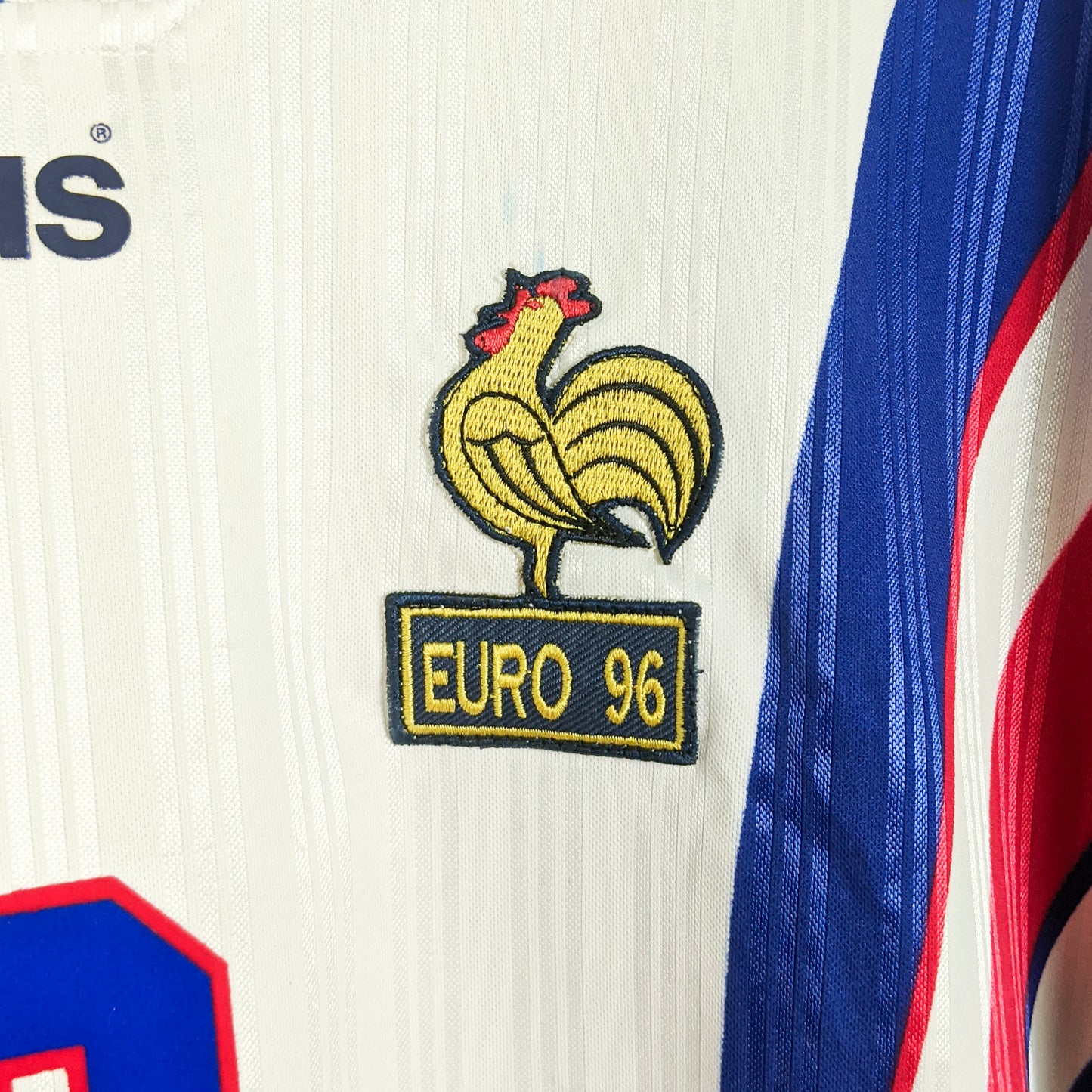 Original France 1996 Away - Zidane #10 Size XL fit L (Jaspo)