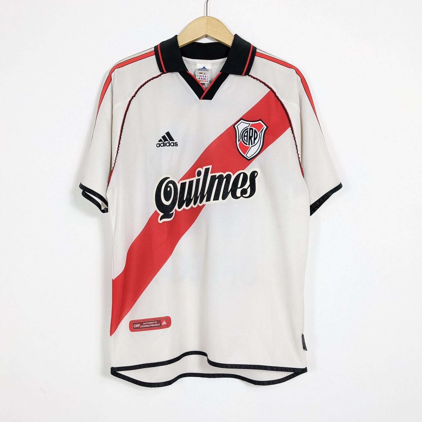 Authentic Atlético River Plate 2000/2001 Home - Ortega #10 Size M