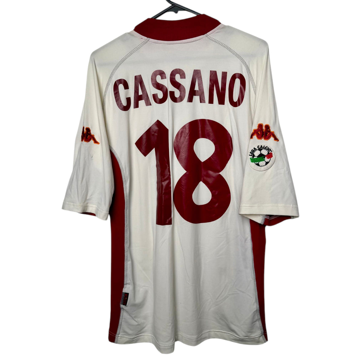 Original AS Roma 2001/02 Away - Cassano #18 Size fit M