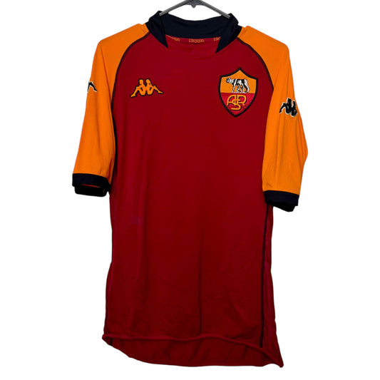 Original AS Roma 2002/03 Home - Cassano #18 Size S