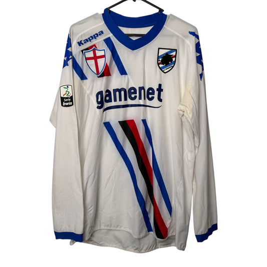 Original Sampdoria 2010/11 Away - Pozzi #9 Size M (Long Sleeve)