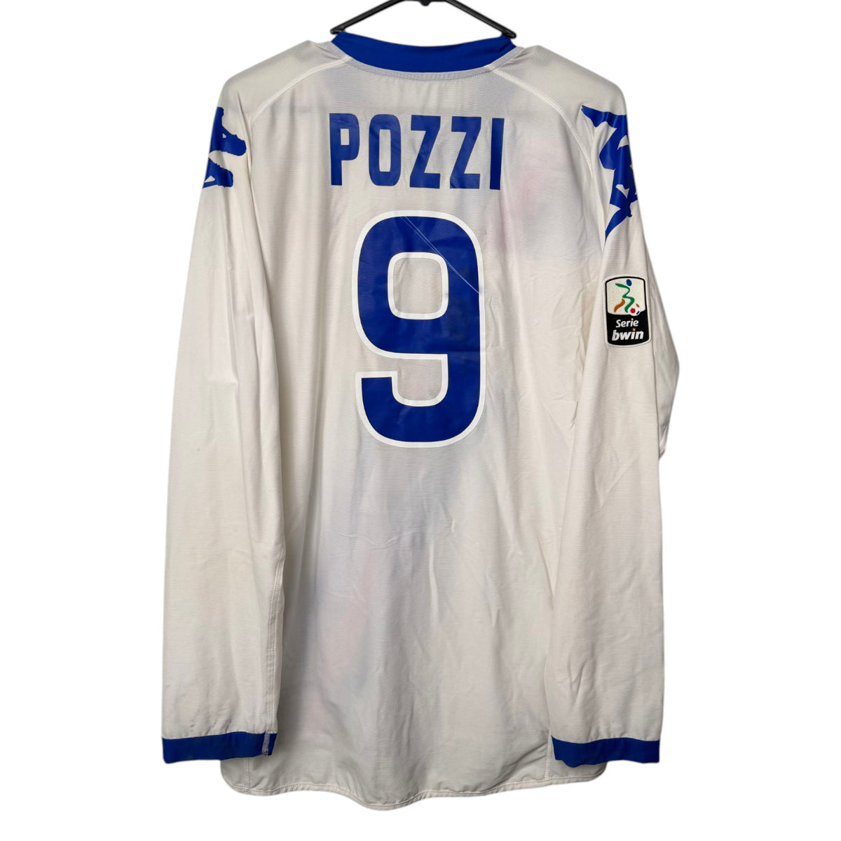Original Sampdoria 2010/11 Away - Pozzi #9 Size M (Long Sleeve)