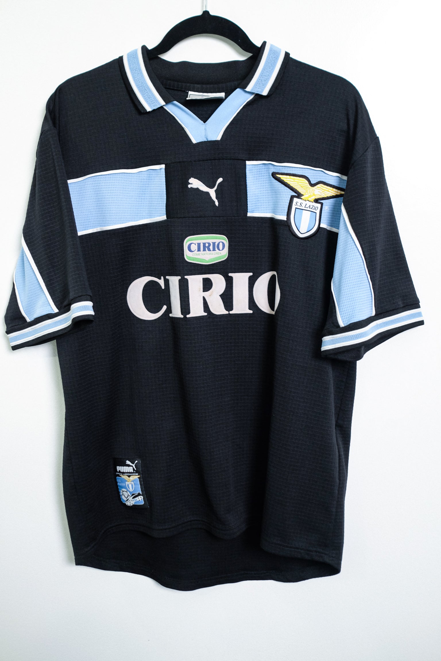 Authentic Lazio Away Jersey 1997 98 Alessandro Nesta 13 Size M