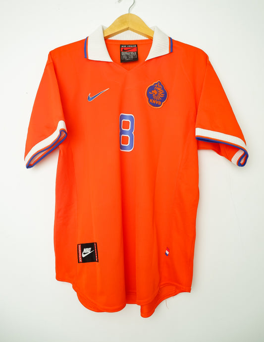 Authentic Netherlands 1997 Home Jersey - Dennis Bergkamp #8 Size M