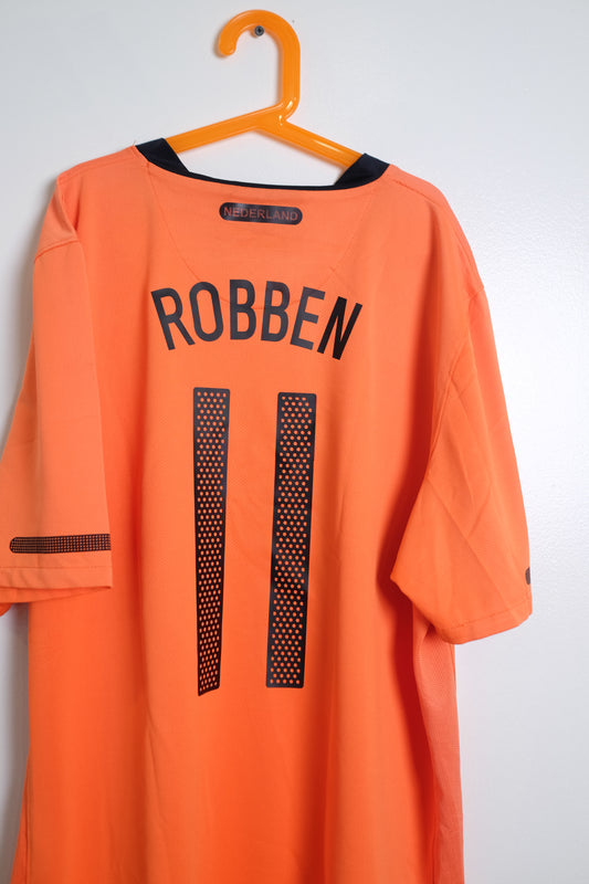 Authentic Netherland Home Jersey 2010 - Arjen Robben #11 Size M