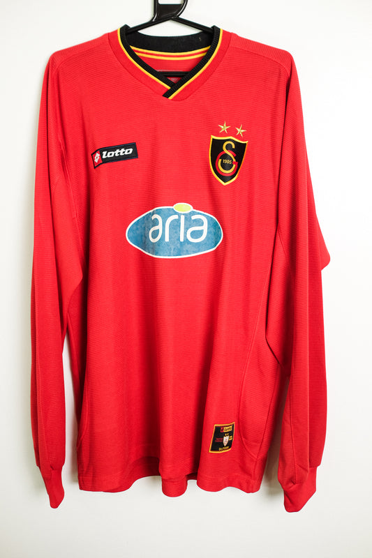 Authentic Galatasaray 2001/02 Third Jersey, Hasan Sas #11 - Size XL Long Sleeve