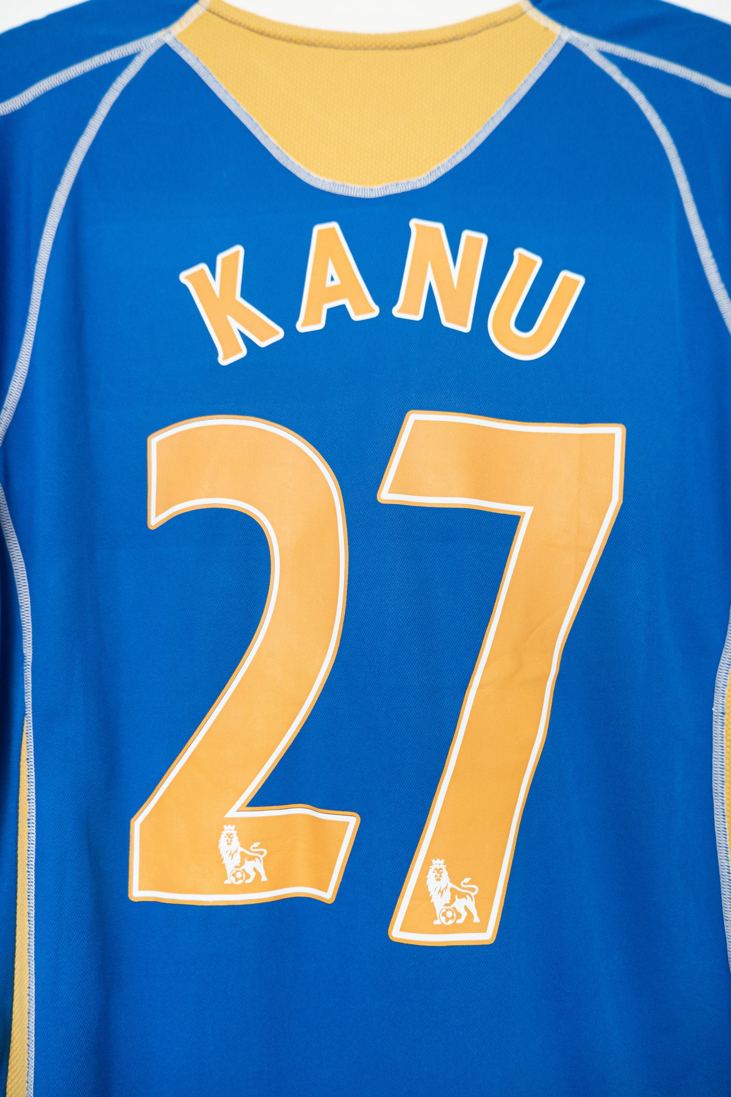 Authentic Portsmouth 2007/08 Home - Nwankwo Kanu #27 Size L