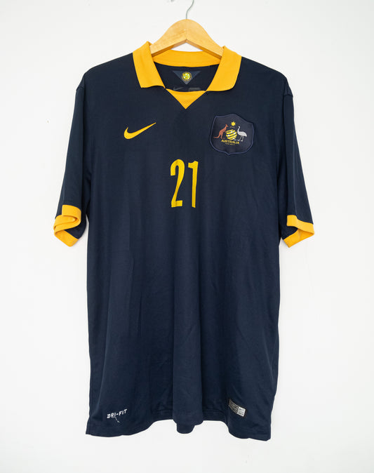 Authentic Australia 2014 Away - Massimo Luongo #21 Size XL