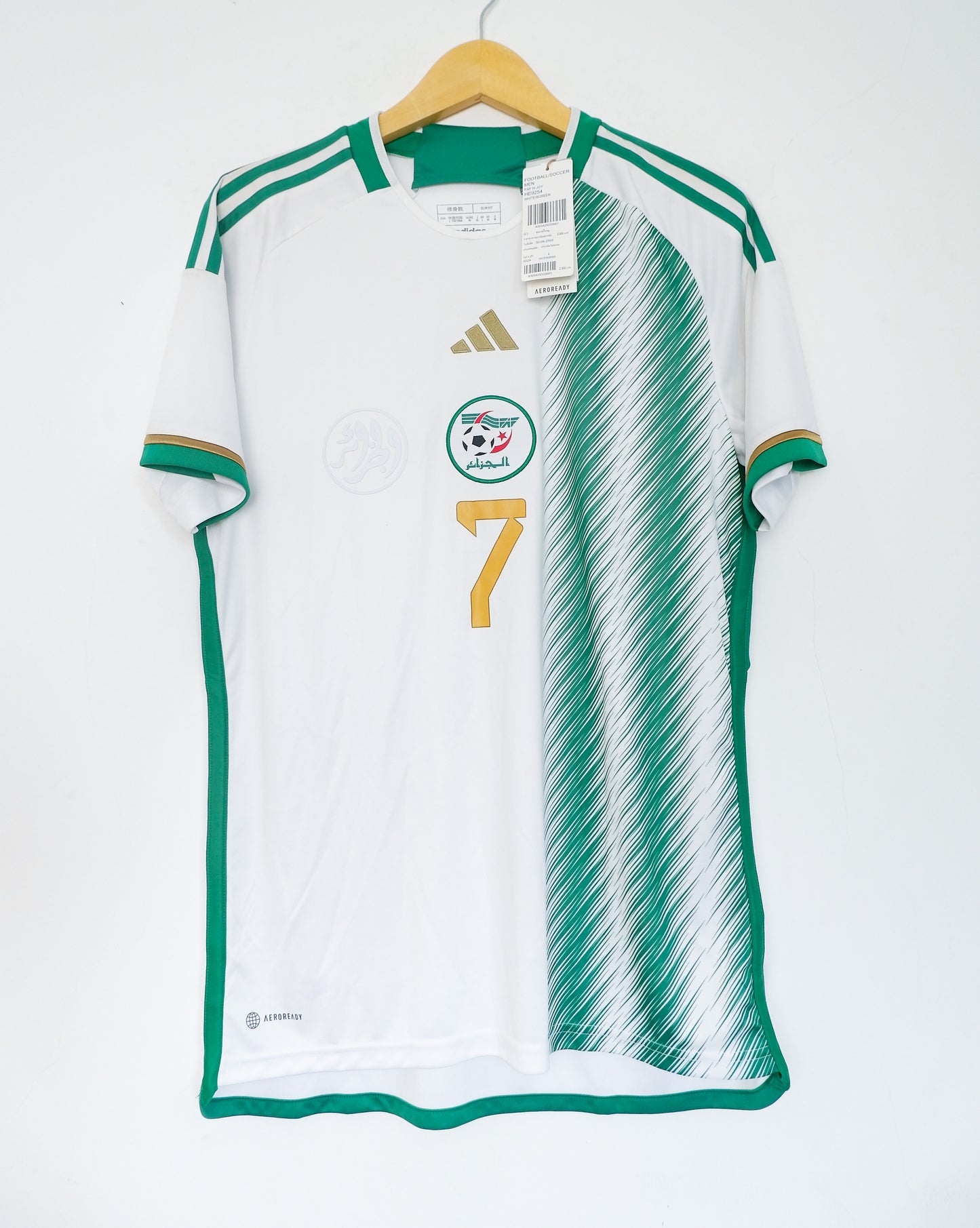 Authentic Algeria 2022 - Riyad Mahrez #7 Size L