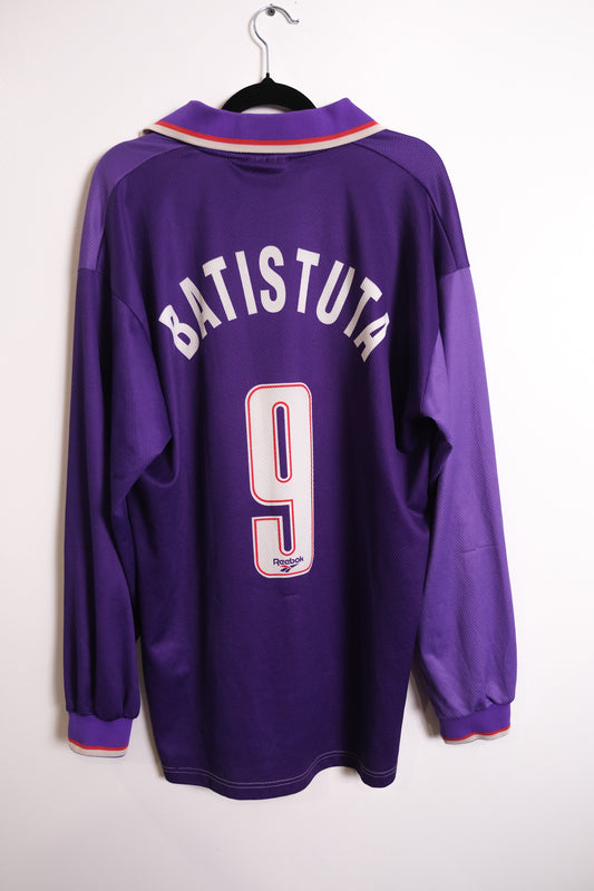 Authentic Fiorentina 1995/96 - Gabriel Batistuta #9 Size L Long Sleeve