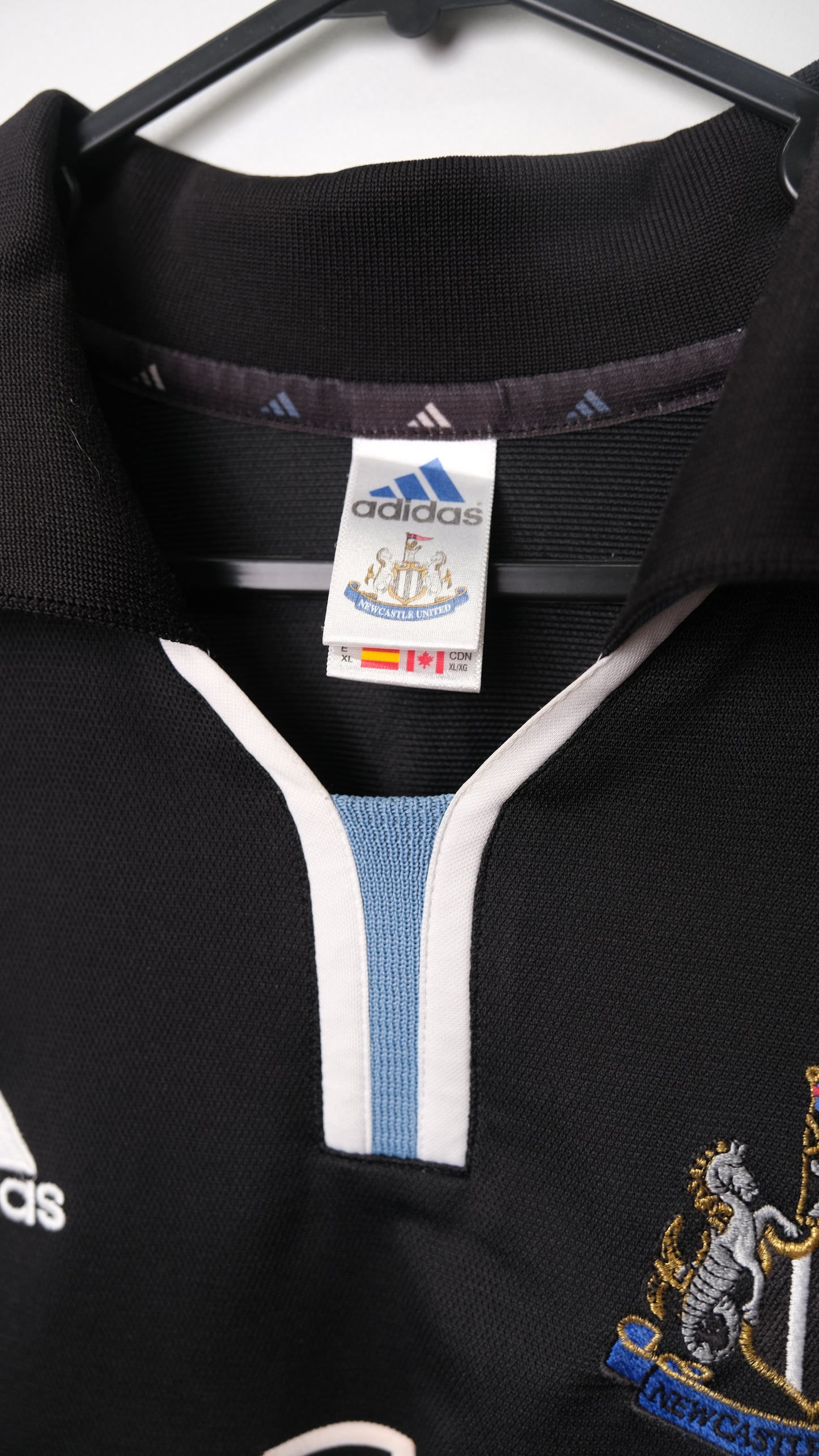 Original Newcastle 2000/01 Away - Shearer #9 Size XL (Long Sleeve)