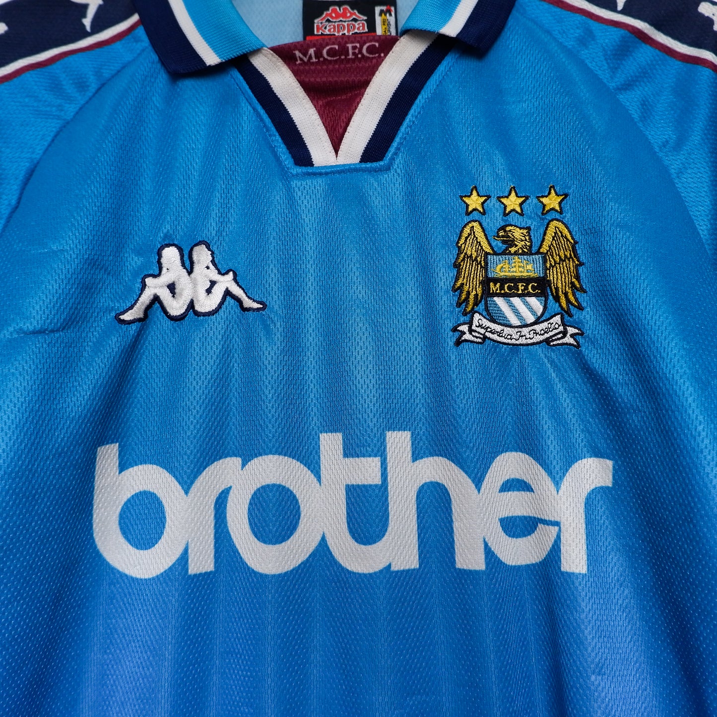 Authentic Manchester City 1997/98 Home Jersey - Size M