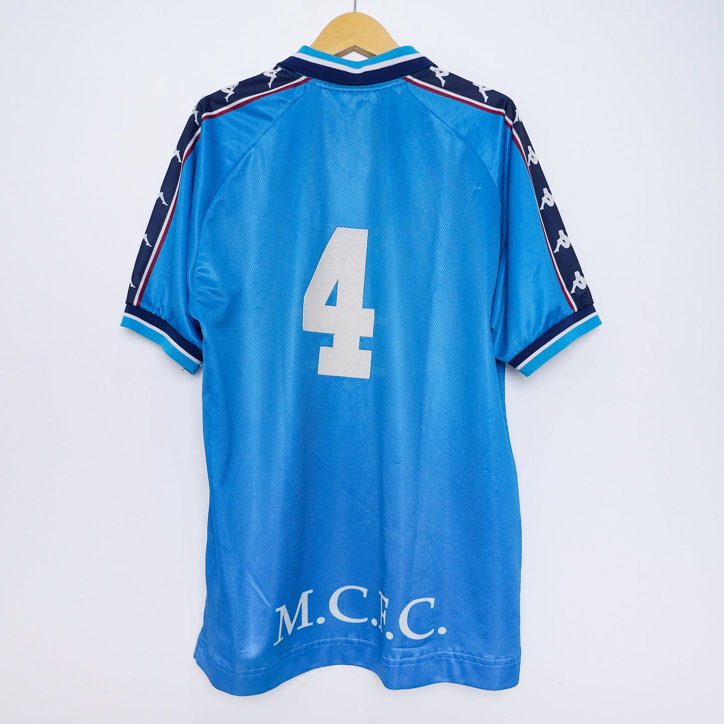 Authentic Manchester City 1997/98 - Gerard Wiekens #4 Size XL