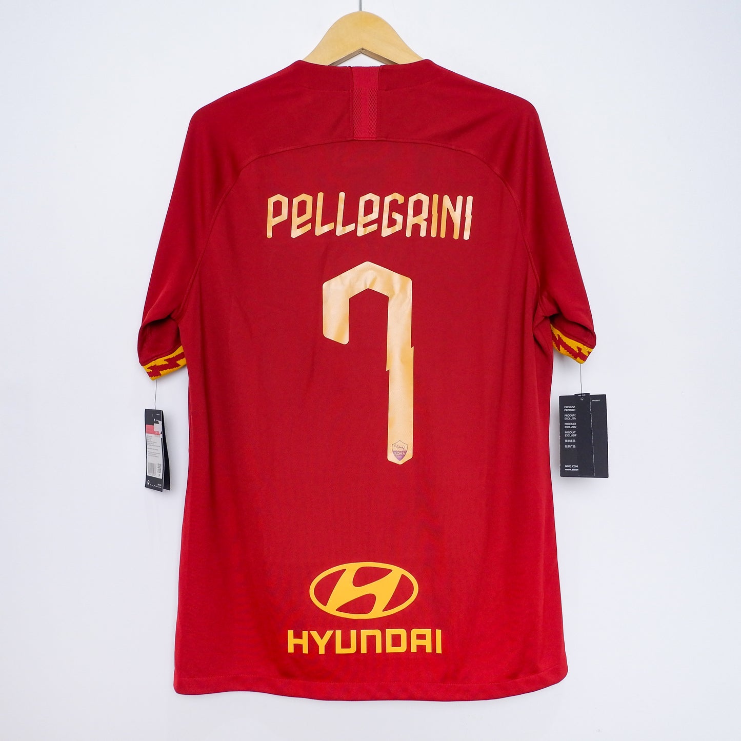 Authentic As Roma 2019/20 - Lorenzo Pellegrini #7 Size L