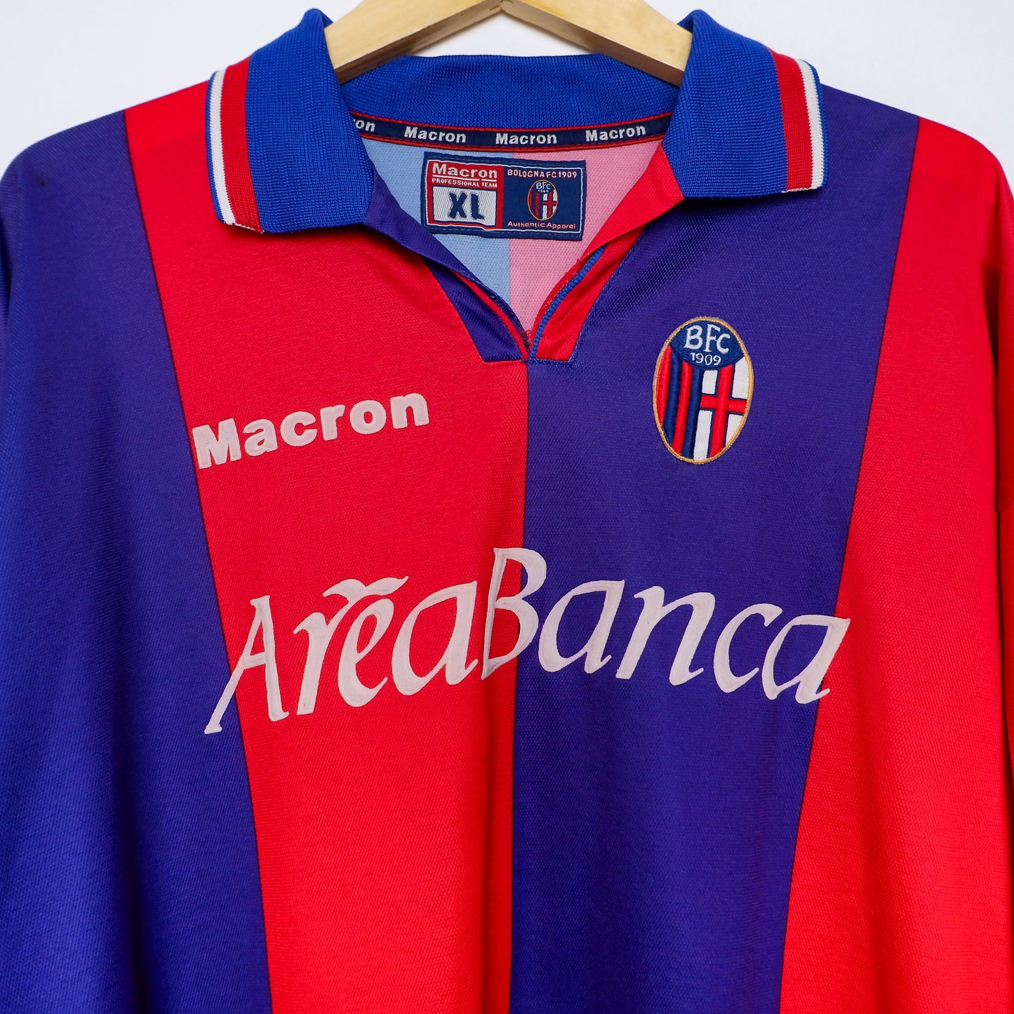 Authentic Bologna 2001/02 - Giuseppe Signori #10 Size XL (Long Sleeve)