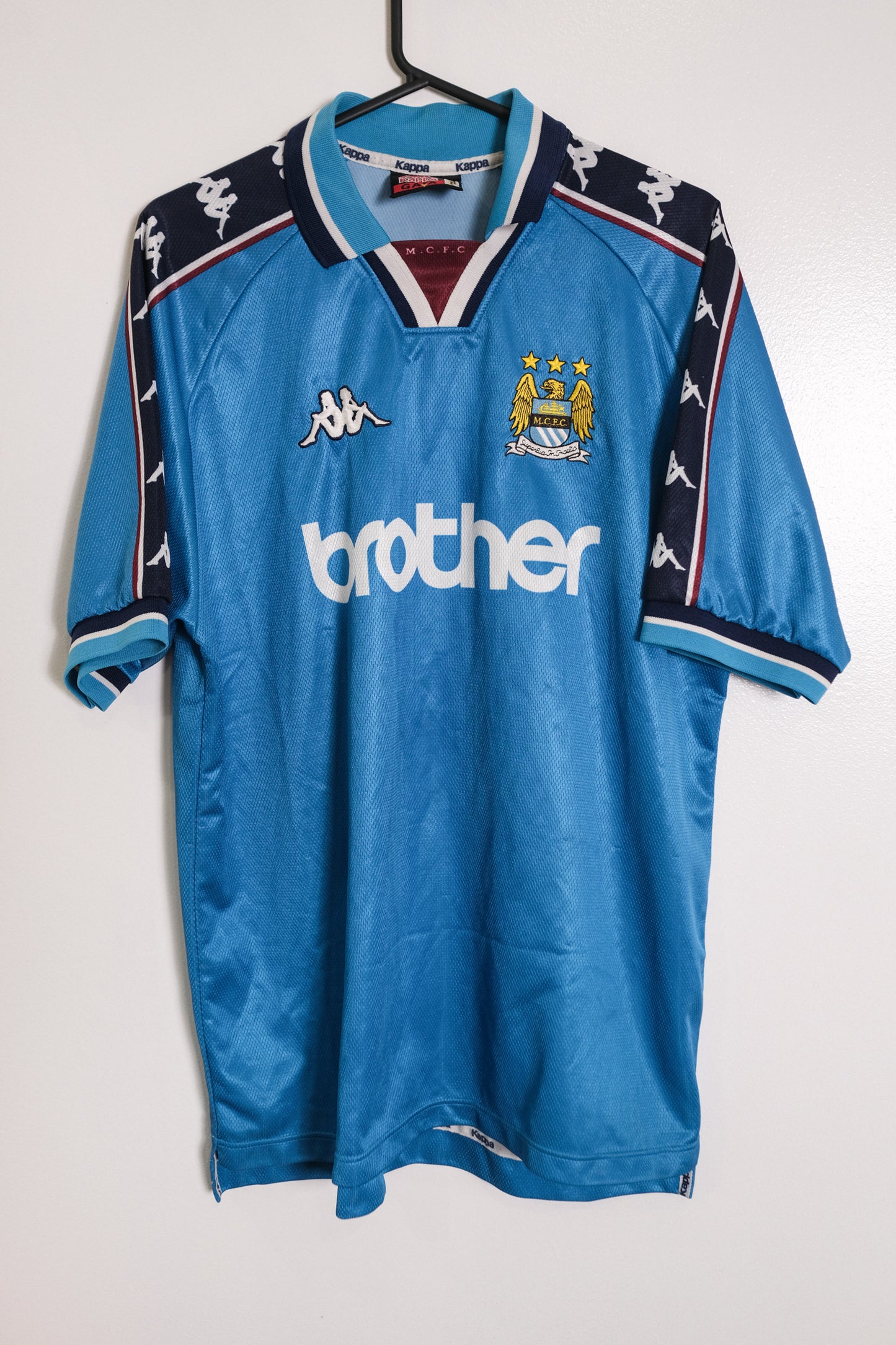 Authentic Manchester City 1997/98 Home Jersey - #2 Size XL – Authentic ...