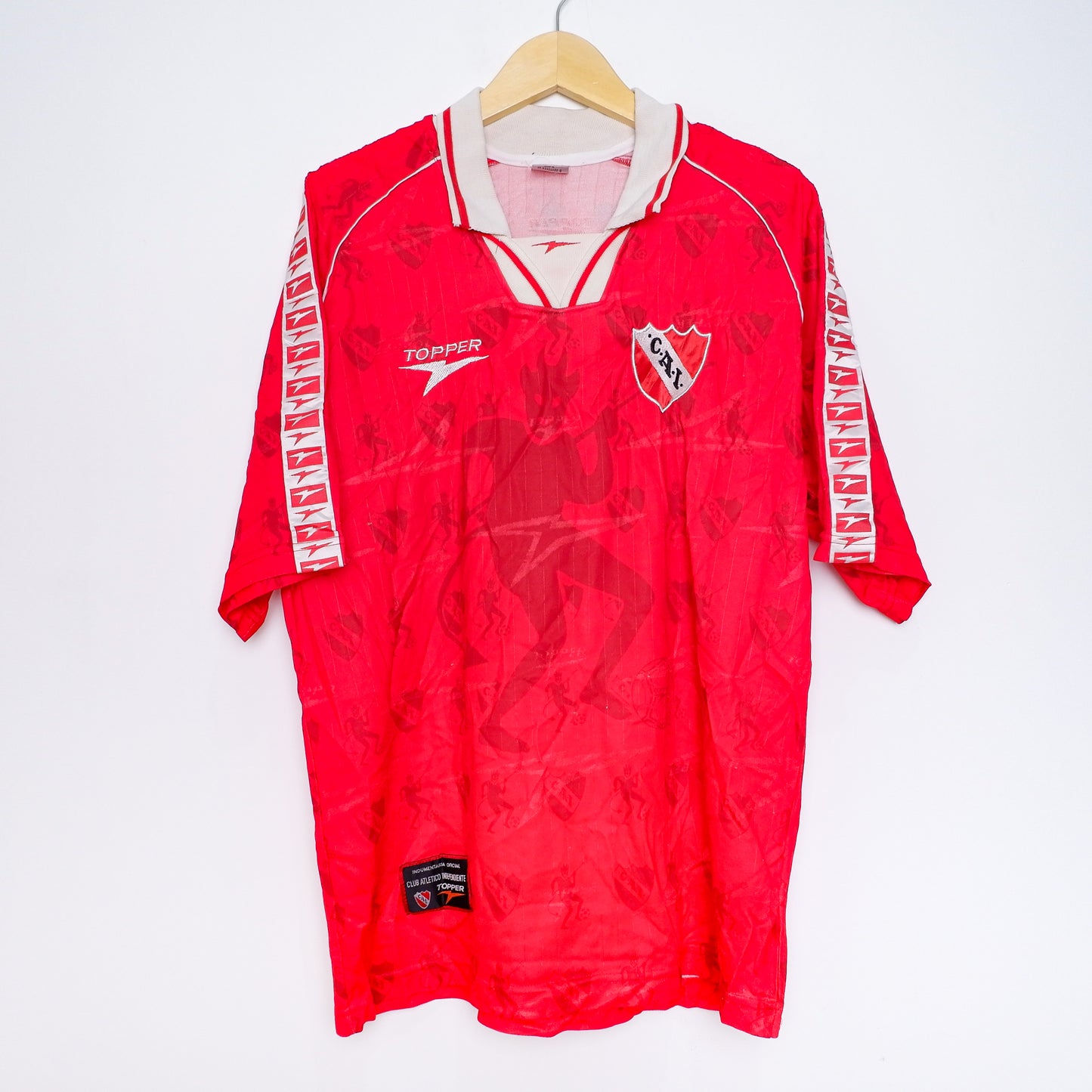 Authentic Independiente 1997 - Daniel Garnero #10 Size M