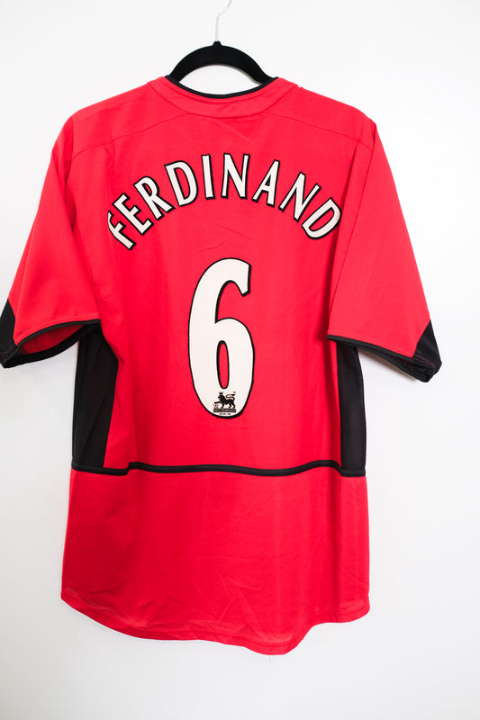 Authentic Manchester United 2003/04 Home - Rio Ferdinand #6 Size M