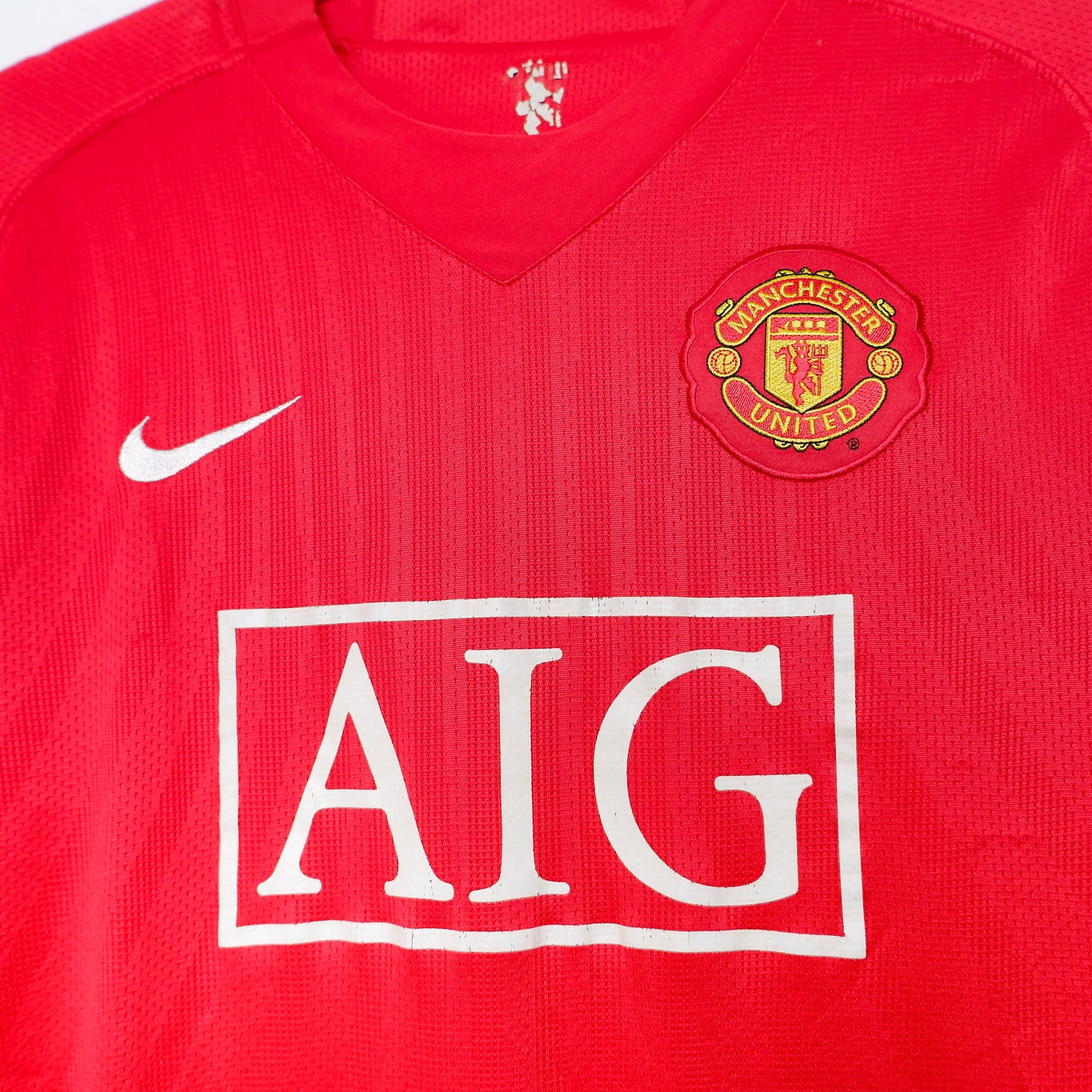 Authentic Manchester United 2007/08 Home - Ryan Giggs #11 Size L