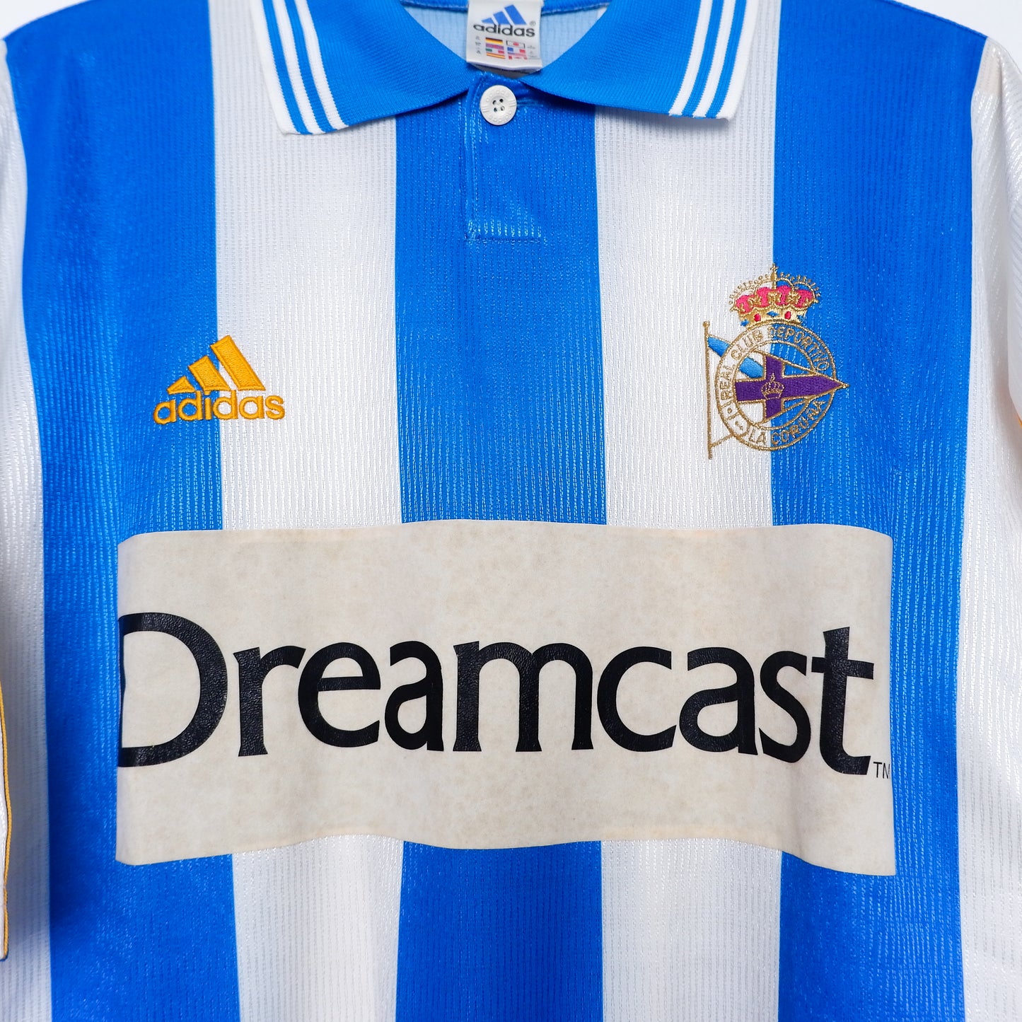 Authentic Deportivo de La Coruña 2000/01 Home - Djalminha #8 Size XL