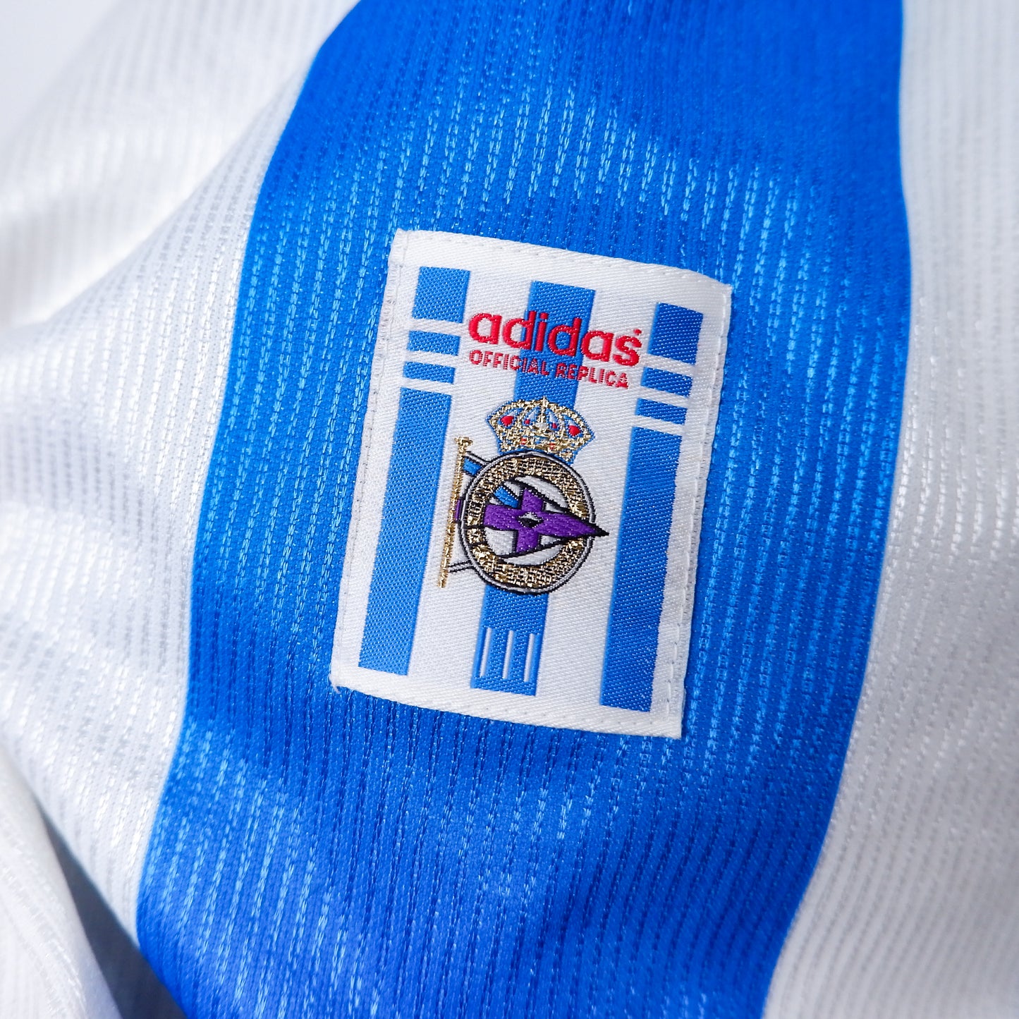 Authentic Deportivo de La Coruña 2000/01 Home - Djalminha #8 Size XL