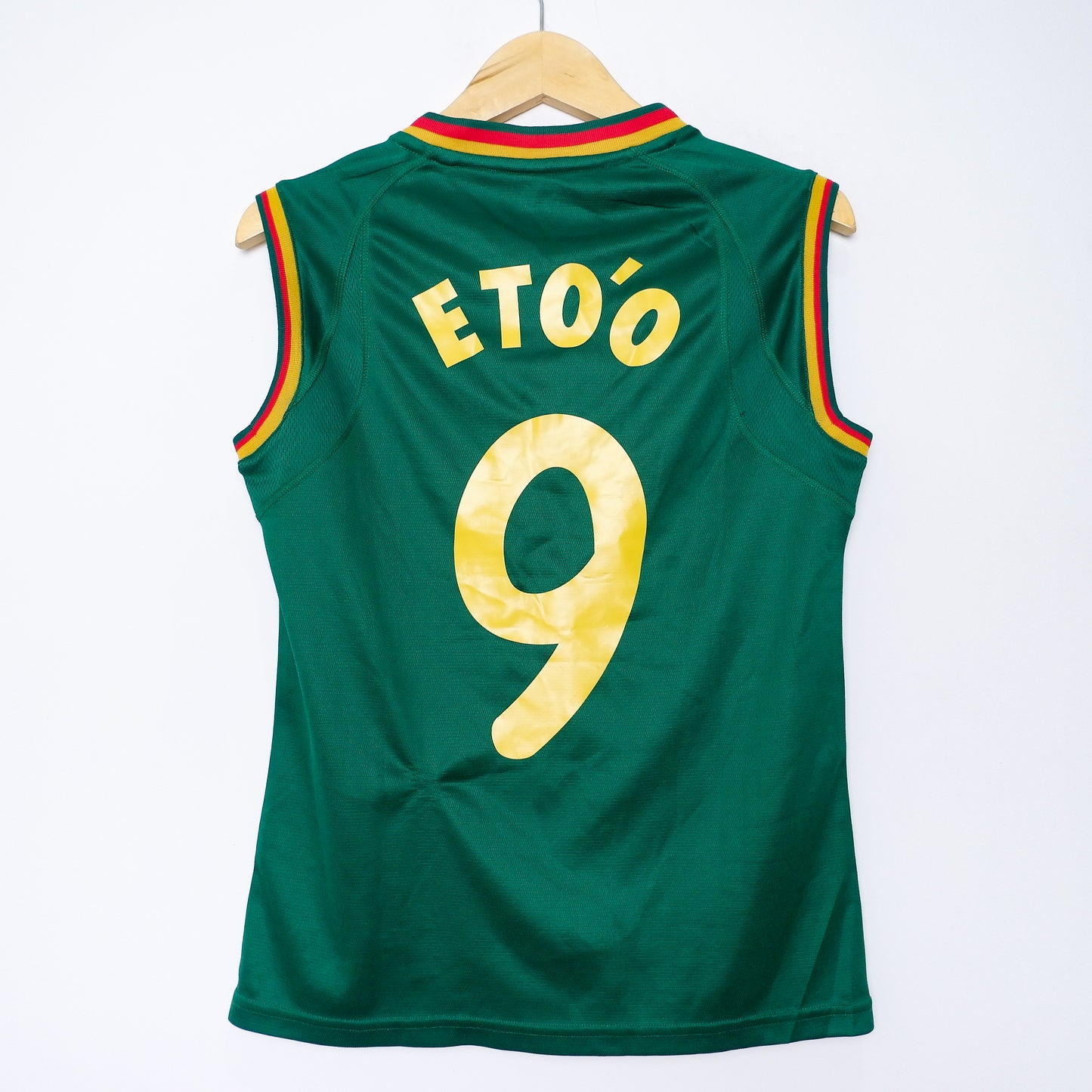 Authentic Cameroon 2002 - Samuel Eto'o #9 Size S