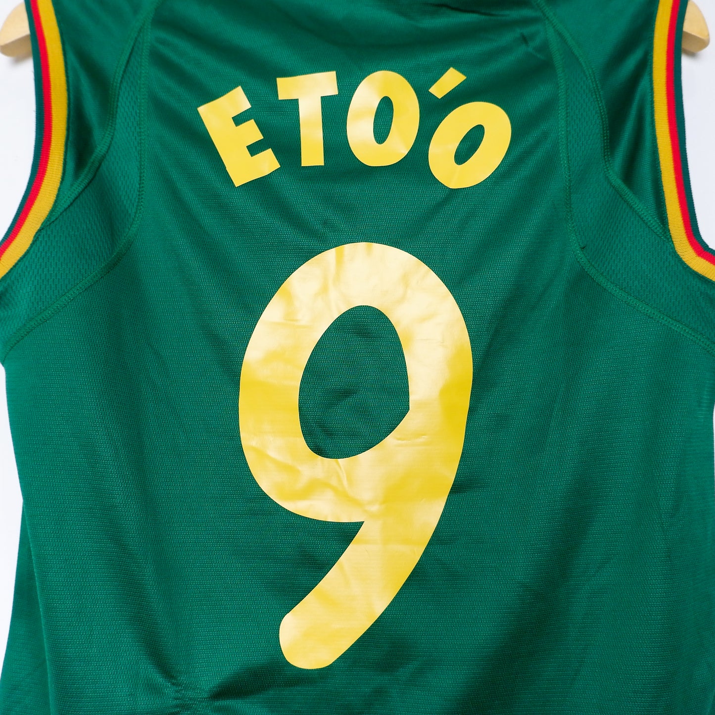 Authentic Cameroon 2002 - Samuel Eto'o #9 Size S