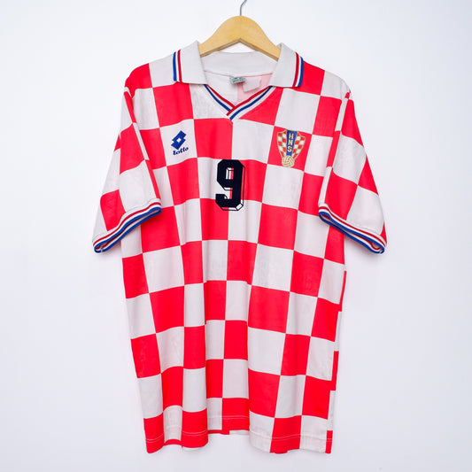 Authentic Croatia 1996 Home - Davor Šuker #9 Size XL