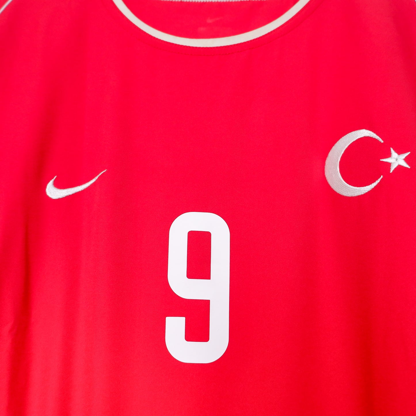 Authentic Türkiye 2002 Home - Hakan Şükür #9 Size L