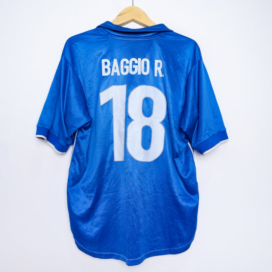 Authentic Italy 1998 Home - Baggio R #18 Size L