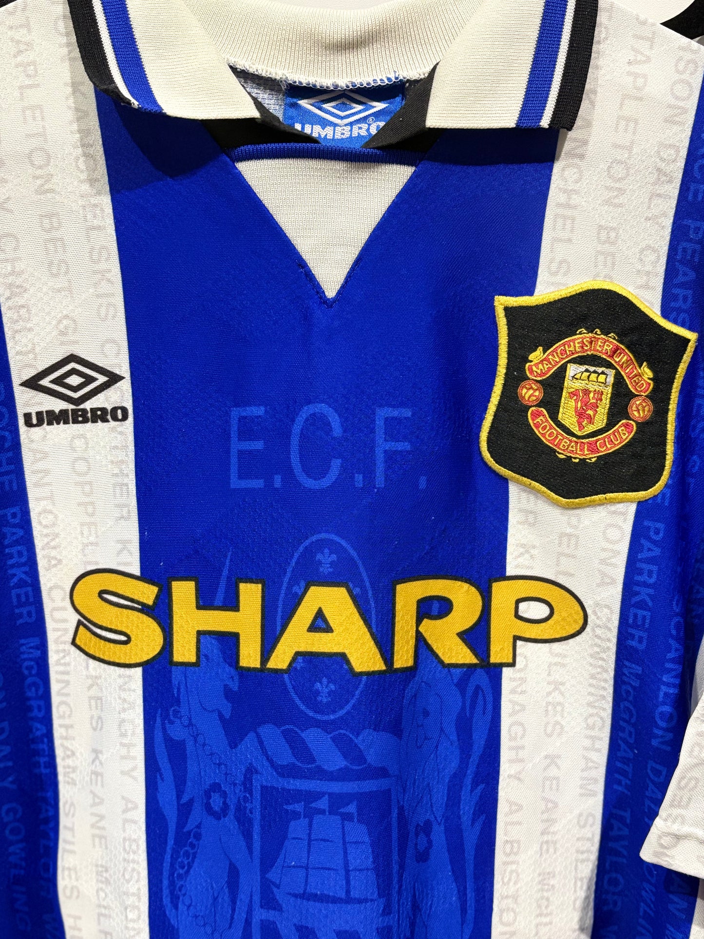 Original Manchester United 1994/96 Third - Beckham #24 Size XL