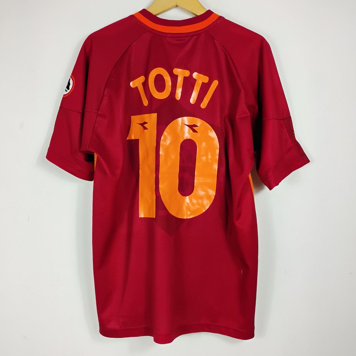 Original AS Roma 1997/98 Home - Totti #10 Size XL