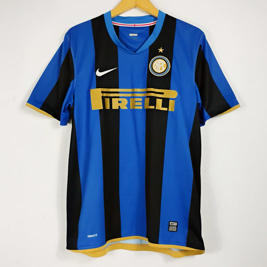 Original Inter 2008/09 Home - Crespo #18 Size L