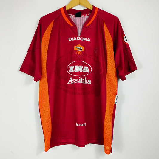 Original AS Roma 1997/98 Home - Totti #10 Size XL