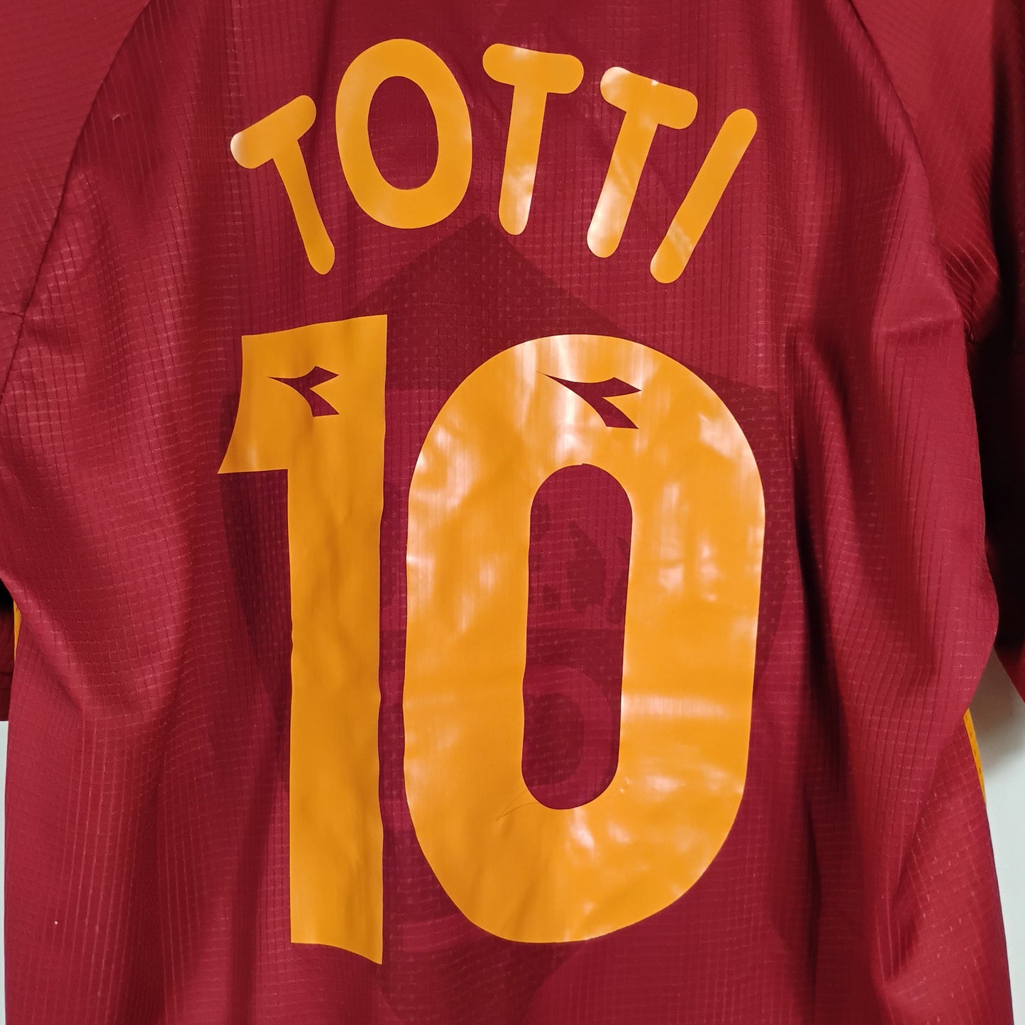 Original AS Roma 1997/98 Home - Totti #10 Size XL