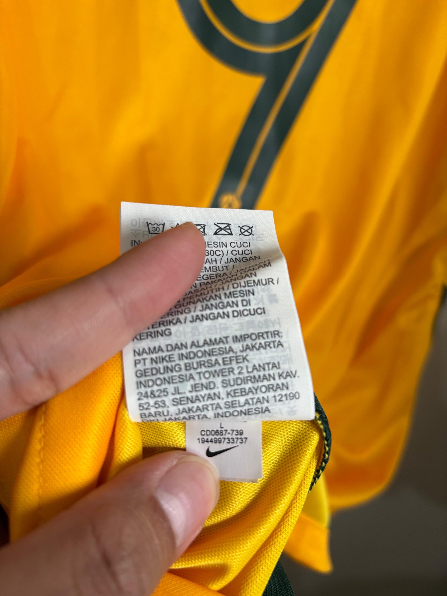 Original Australia 2020/21 Home - Maclaren #9 Size L (Bnwt)