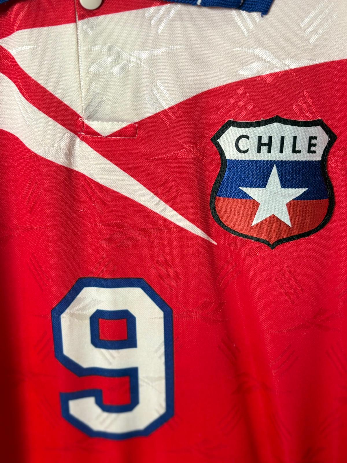 Original Chile 1997/99 Home - Zamorano #9 Size L