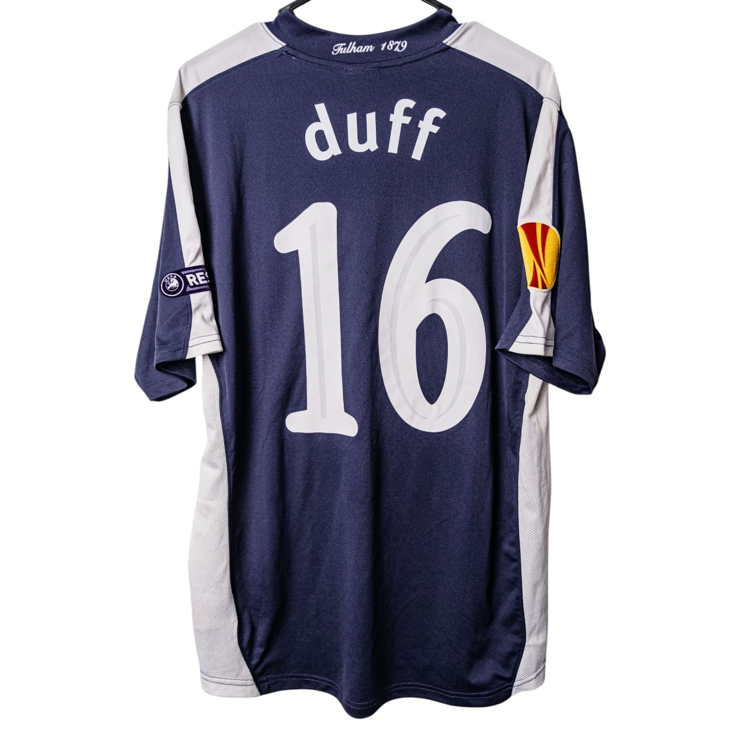 Original Fulham 2009/10 Third - Duff #16 Size M (Matchworn)