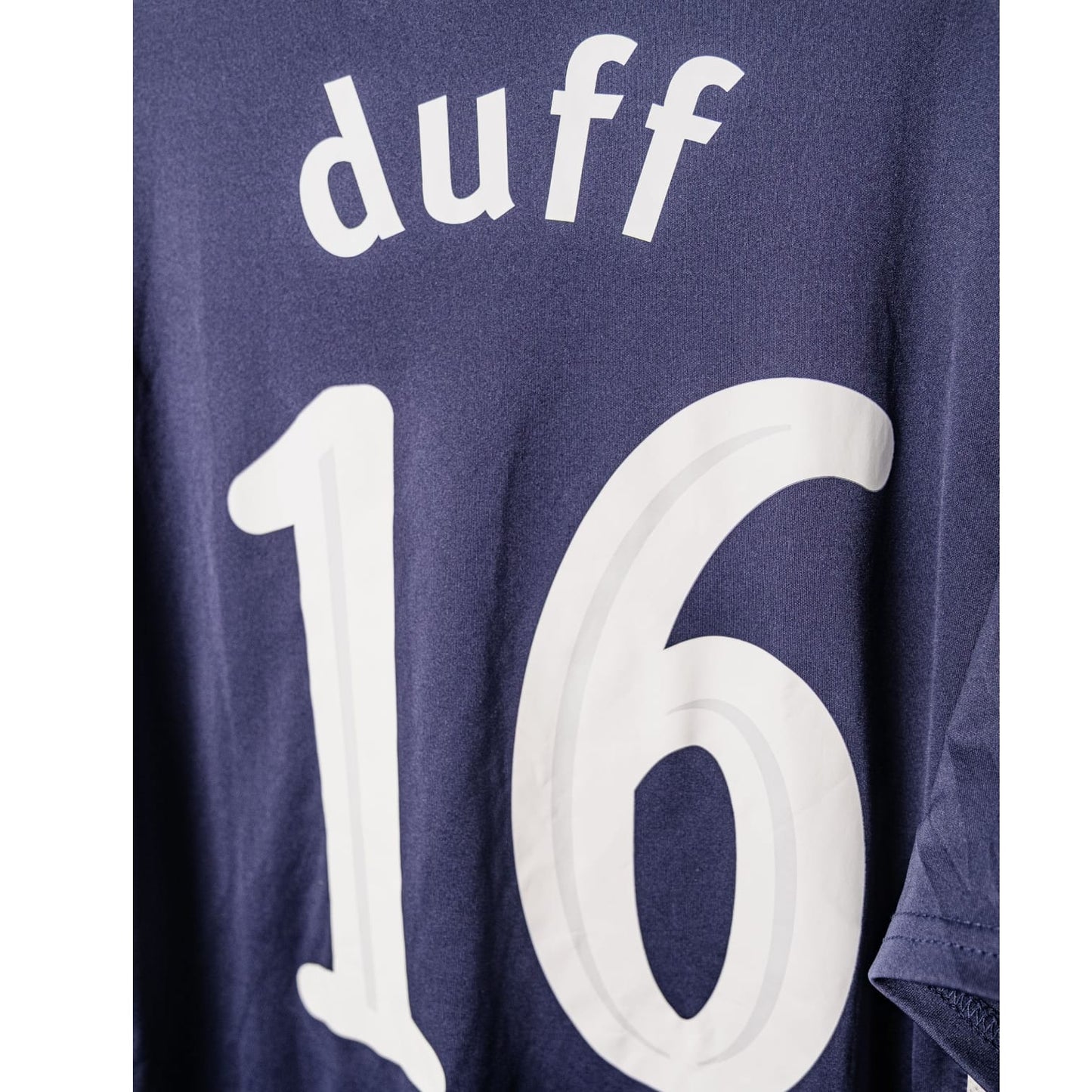 Original Fulham 2009/10 Third - Duff #16 Size M (Matchworn)
