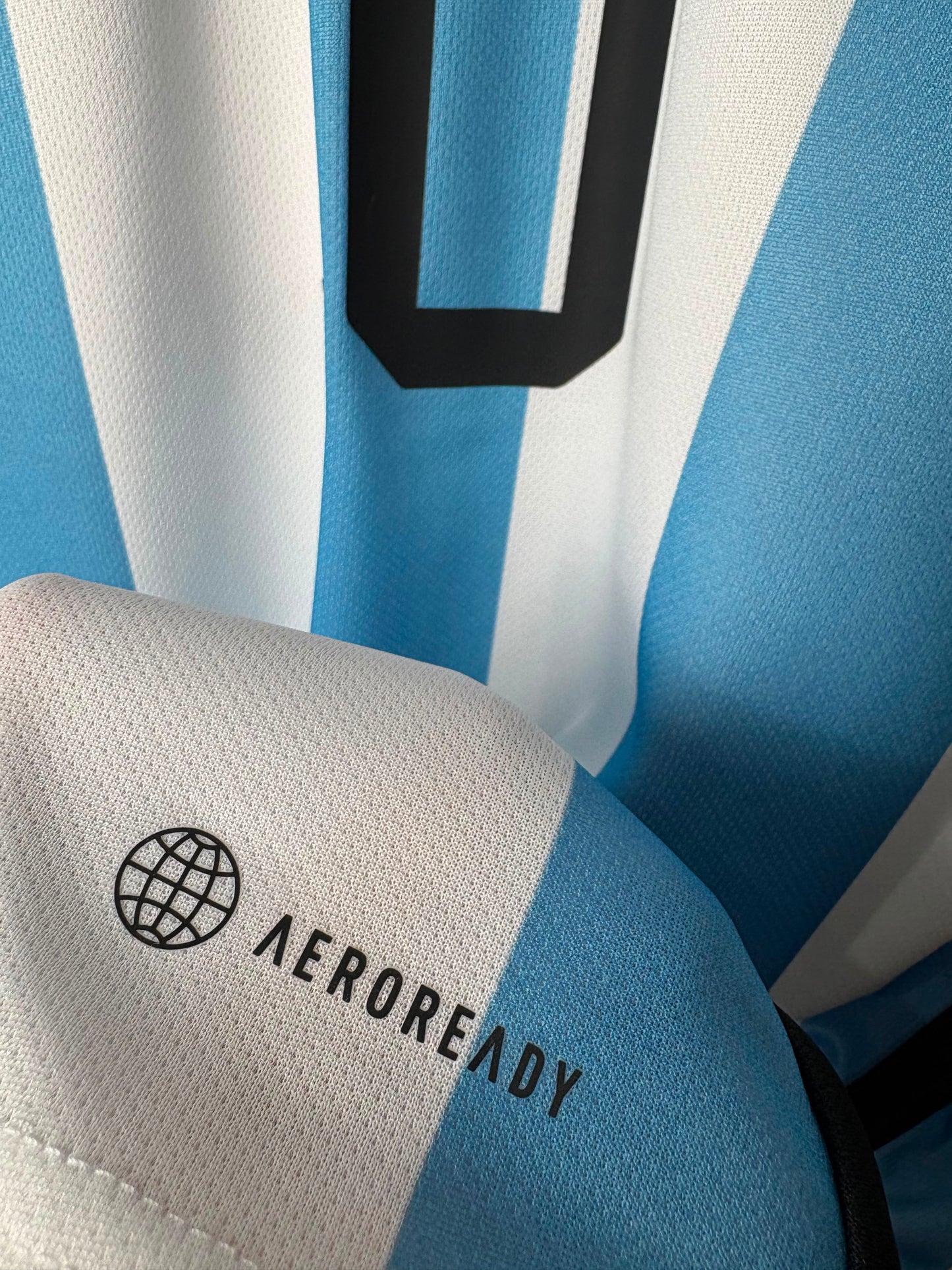 Original Argentina 2022 Home - Messi #10 Size L (2 stars)