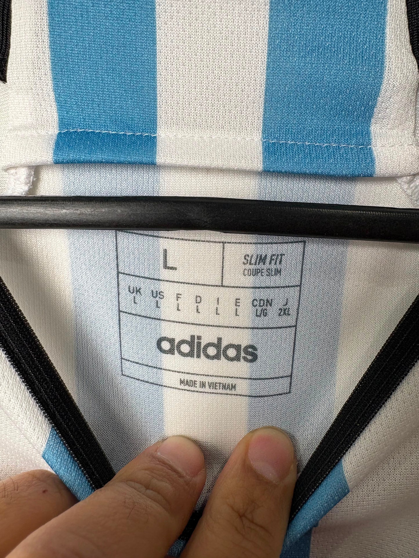 Original Argentina 2022 Home - Messi #10 Size L (2 stars)