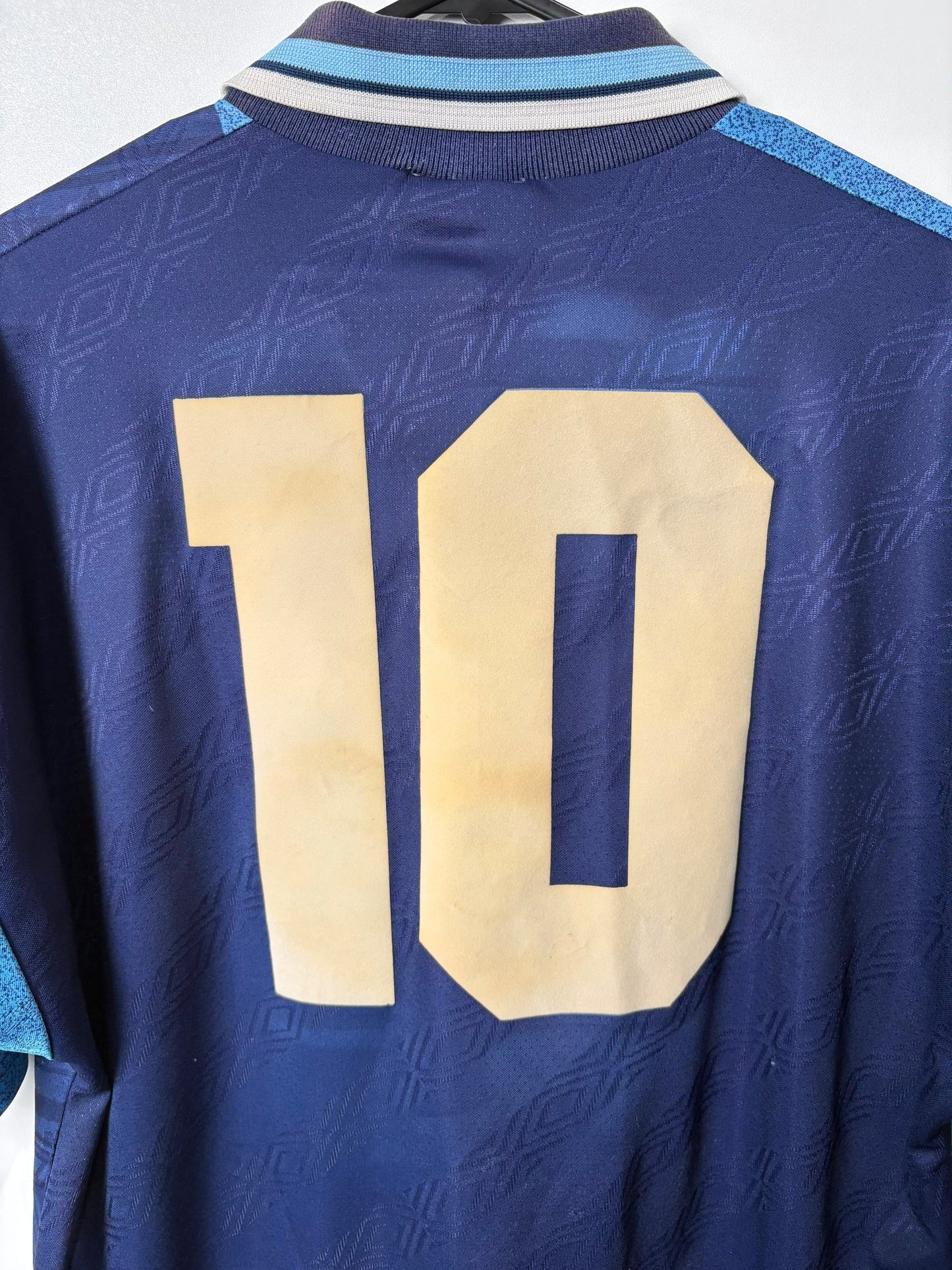 Original Lazio 1994/1995 away - Gascoigne #10 Size L
