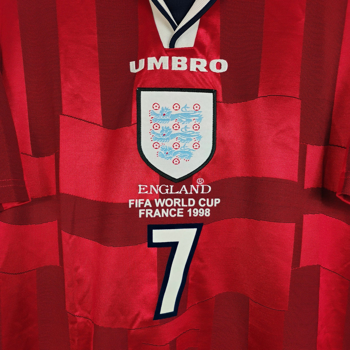Original England 1997/99 Away - Beckham #7 Size L