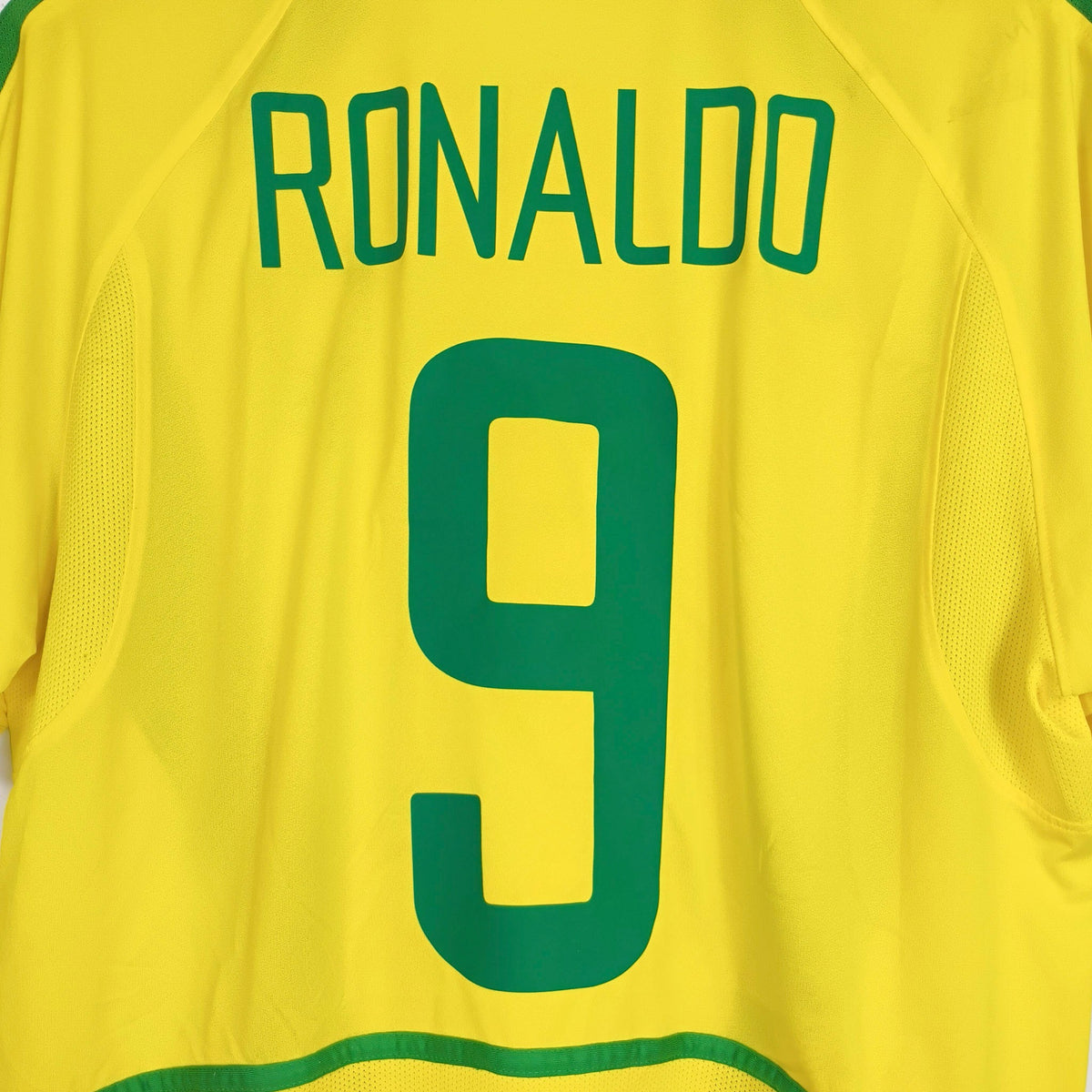 Original Brazil 2002 Home - Ronaldo #9 Size M