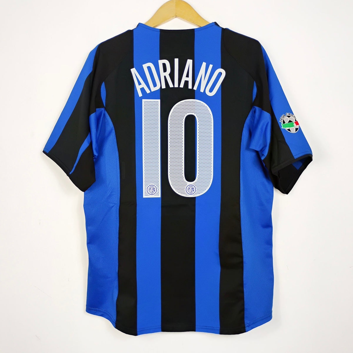 Original Inter Milan 2004/05 Home - Adriano #10 Size L