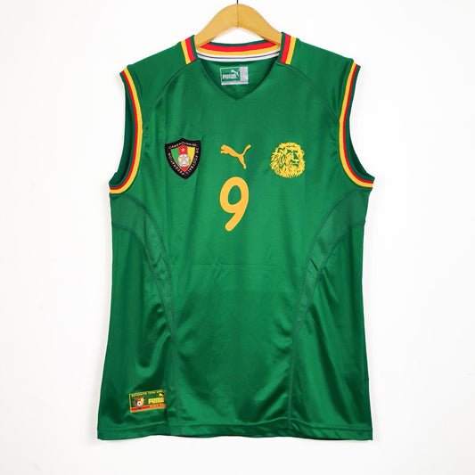 Original Cameroon 2002 Home - Eto'o #9 Size L fit M