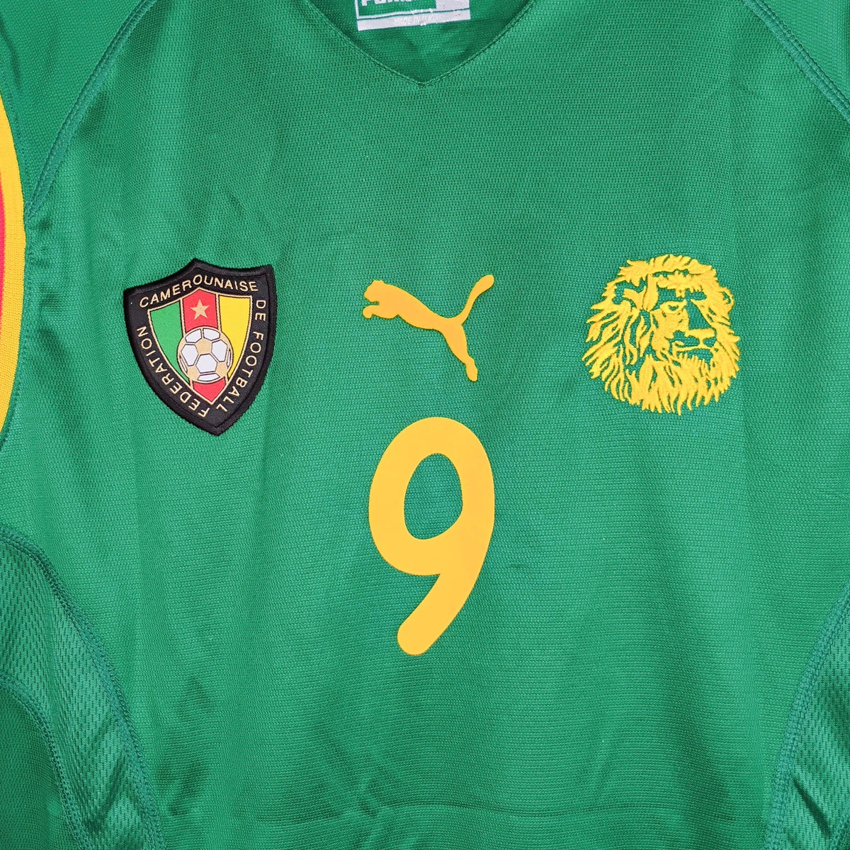 Original Cameroon 2002 Home - Eto'o #9 Size L fit M
